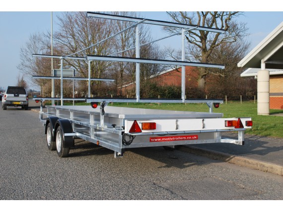 TC 1200 ET 2x9 Rowing Boat Trailer